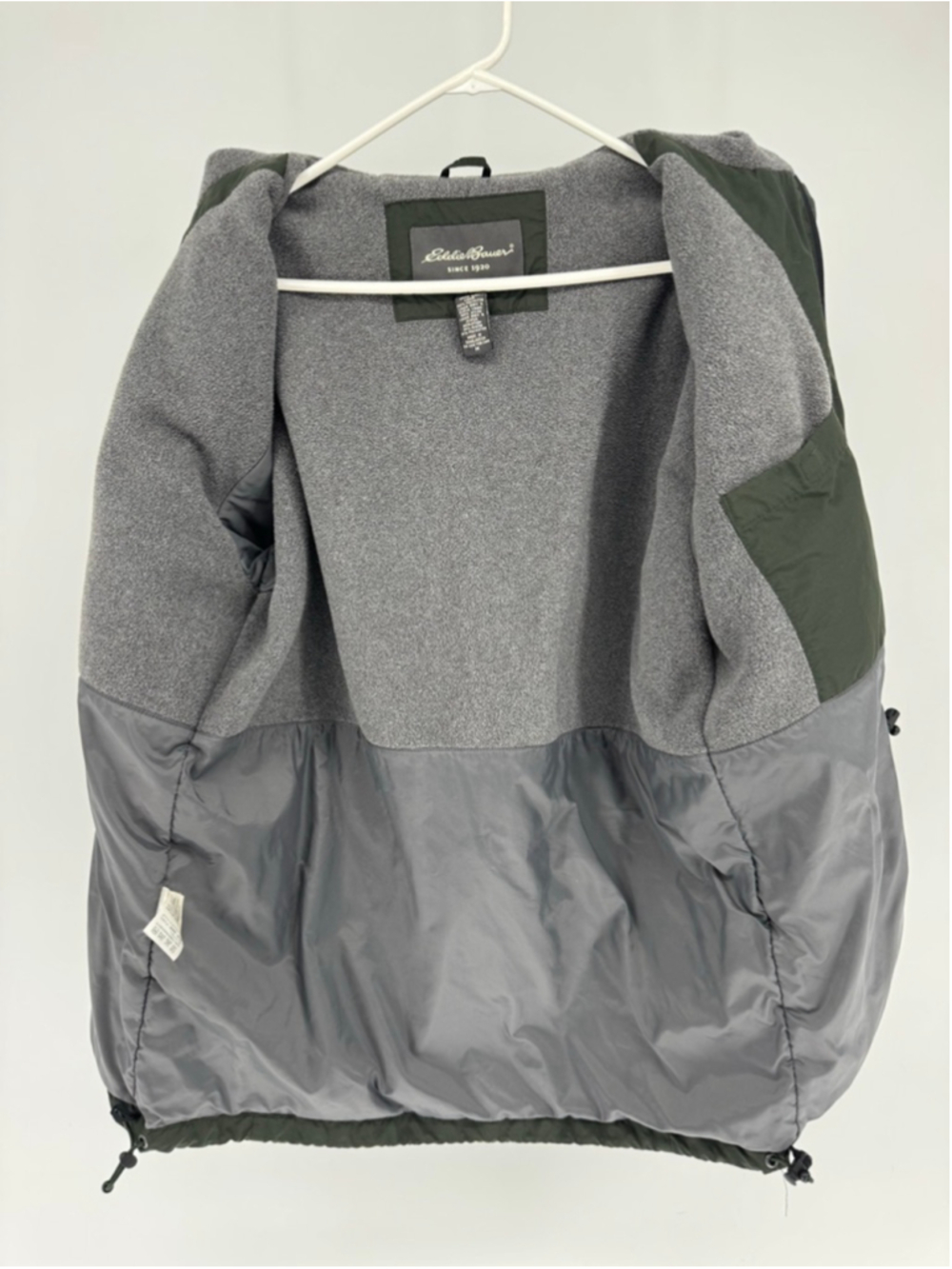 Eddie Bauer Men's Performance Jacket Large Green Gray - Picture 4 of 6